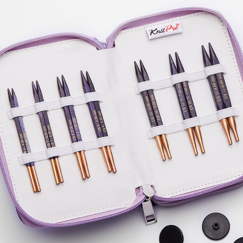 KnitPro J'Adore Cubics Deluxe Special Interchangeable Needle Set (4" Needles)