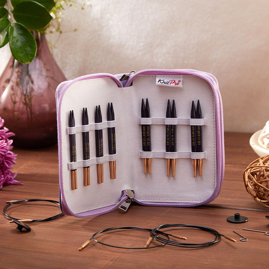 KnitPro J'Adore Cubics Deluxe Special Interchangeable Needle Set (4" Needles)