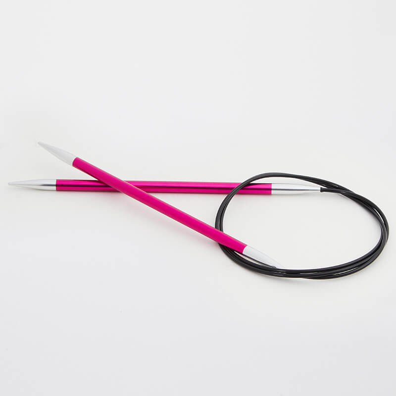 KnitPro Zing Fixed Circular Needles - 100cm