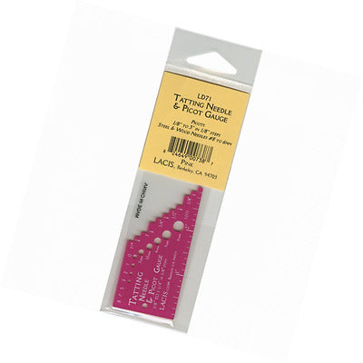 Lacis Tatting Gauge and Needle Set